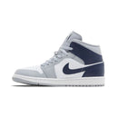 Air Jordan 1 Mid 'Wolf Grey Midnight Navy'