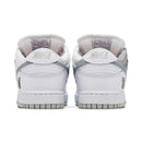 Nike Supreme x Dunk Low SB 'White Metallic Silver'